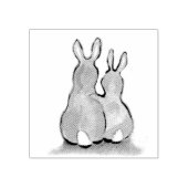 Tampons Encreurs Amitié des lapins mignons Romance Anniversaire Mar (Impression)