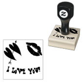 Tampons Encreurs Amour Coeur Romantique Baiser Amour Destinée (Tamponné)