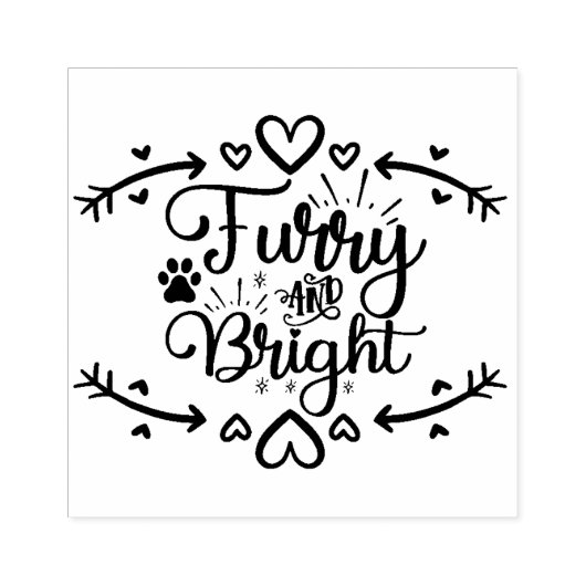 Tampons Encreurs Amour et lumière de Noël pour animal de compagnie (Impression)