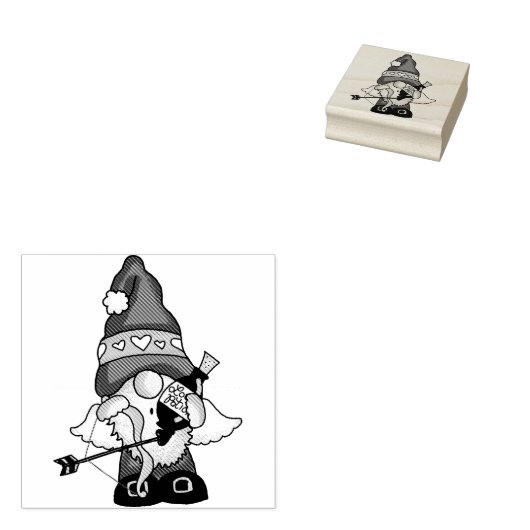 Tampons Encreurs Amour Gnome Avec Potion Amour (Tamponné)