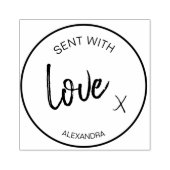 Tampons Encreurs Amour Message personnel Timbre en caoutchouc moder (Impression)