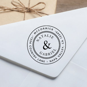Tampons Encreurs Ampersand Mariage Adresse de retour
