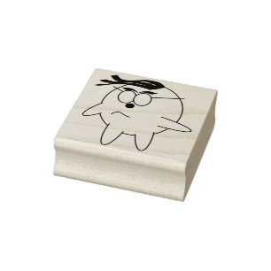 Tampons Encreurs Amusant dessin animé fantôme illustration timbre d