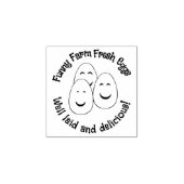 Tampons Encreurs Amusant Farm Cute Joyeux OEufs souriants v2 Timbre (Impression)