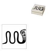 Tampons Encreurs Ancien serpent égyptien illustration timbre d'art (Tamponné)