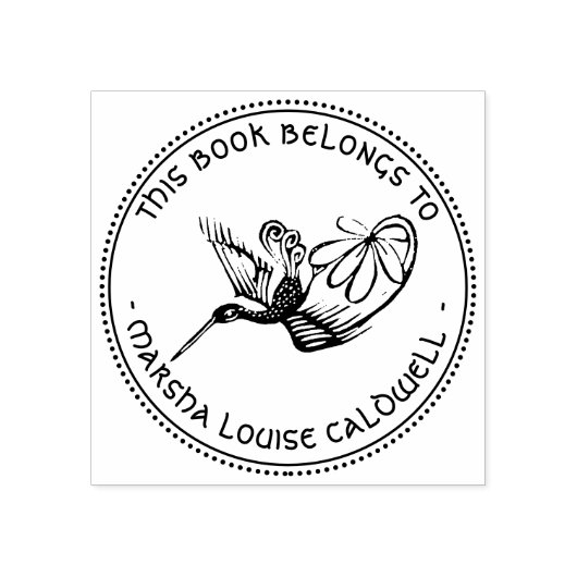 Tampons Encreurs Ancien timbre plaque de la bibliothèque de design (Impression)