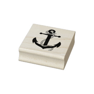 Tampons Encreurs Ancrage et corde nautiques, ancre de marin