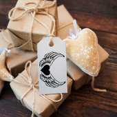 Tampons Encreurs Ange Ailes Coeur Bois Caoutchouc Timbre