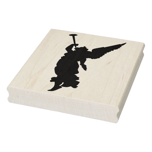Tampons Encreurs Angel Silhouette avec timbre d'art de trompette (Tampon)