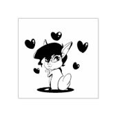 Tampons Encreurs Animal mignon avec les coeurs (Impression)