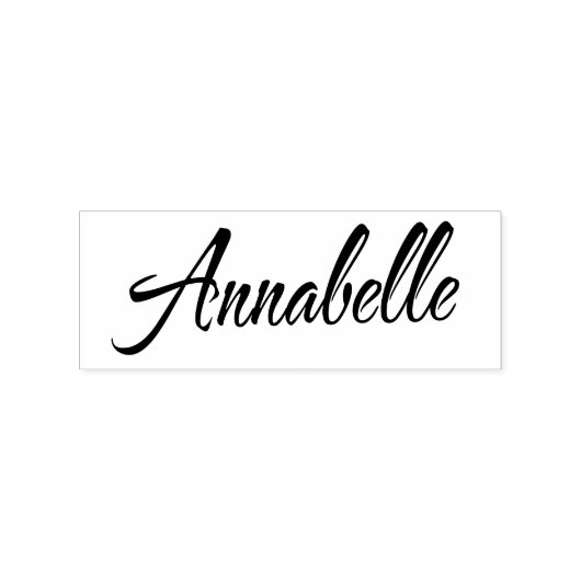 Tampons Encreurs Annabelle nom en cursive décorative (Impression)