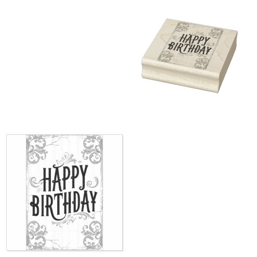 Tampons Encreurs anniversaire heureux (Tamponné)