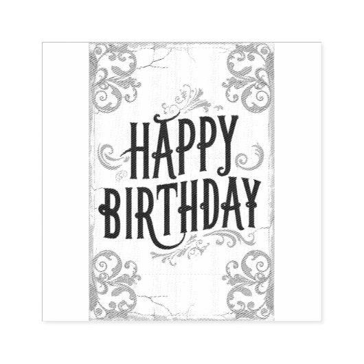 Tampons Encreurs anniversaire heureux (Impression)