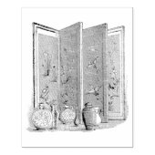 Tampons Encreurs Antique Japonais Salle Divider en caoutchouc Art S (Impression)
