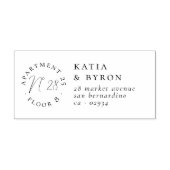Tampons Encreurs Appartement Floor & House Number Chic Adresse de r (Impression)