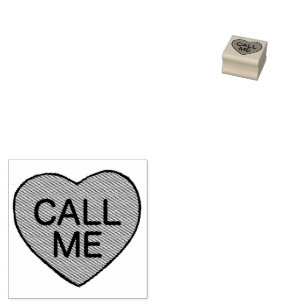 Tampons Encreurs APPELLE-MOI Saint Valentin Candy Conversation Coeu