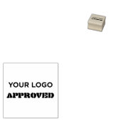 Tampons Encreurs Approuvé | Logo d'entreprise minuscule (Tamponné)