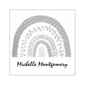 Tampons Encreurs Aquarelle moderne Boho Arc-en-ciel Filles personna (Impression)