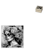 Tampons Encreurs Aquarelle vive Dia de los Muertos Catrina (Tamponné)