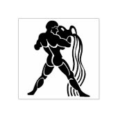 Tampons Encreurs aquarius porte-eau timbre d'art zodiaque (Impression)