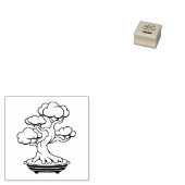 Tampons Encreurs Arbre bonsaï japonais dans un plateau 2 (Tamponné)