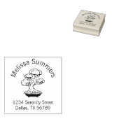 Tampons Encreurs Arbre Bonsai japonais dans une arche de plateau (Tamponné)