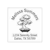 Tampons Encreurs Arbre Bonsai japonais dans une arche de plateau (Impression)