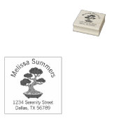 Tampons Encreurs Arbre de bonsaï dans une adresse d'arche de platea (Tamponné)