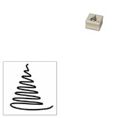 Tampons Encreurs Arbre de conifères d'épinette de pin d'art (Tamponné)