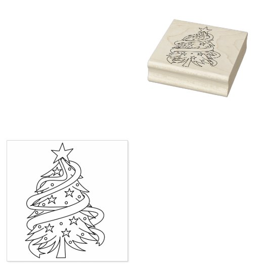 Tampons Encreurs Arbre de Noël (Tamponné)