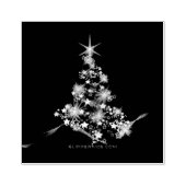 Tampons Encreurs arbre de Noël stylisé SlipperyJoe bleu brillant s (Impression)