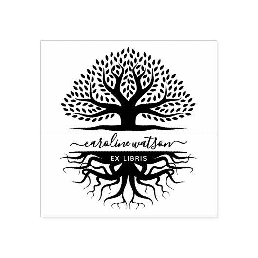 Tampons Encreurs Arbre de vie Ex libris (Impression)