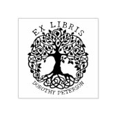 Tampons Encreurs Arbre de vie moderne, livre Ex Libris (Impression)