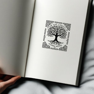 Tampons Encreurs Arbre de Vie Personnalisé De la Bibliothèque De