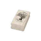 Tampons Encreurs Arbre Ex Libris Moderne, Livre (Tampon)