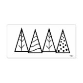 Tampons Encreurs Arbres d'hiver Timbre d'art en bois (Impression)