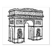Tampons Encreurs Arc de Triomphe - Paris - Stamp Art Design Rétro (Impression)