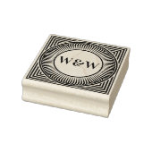 Tampons Encreurs Architectural Geometric Monogram Art Stamp (Tampon)