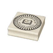 Tampons Encreurs Architecture classique Monogramme en bois Ex Libri (Tampon)