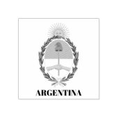 Tampons Encreurs Armoiries de l'Argentine Timbre d'art en bois (Impression)