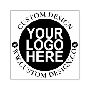 Tampons Encreurs Arrondir le logo personnalisé de votre entreprise