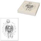 Tampons Encreurs Art illustré Twinkle Little Angel and Owl (Tamponné)