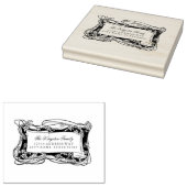 Tampons Encreurs Art nouveau Étiquette de adresse de vignes vertes (Tamponné)