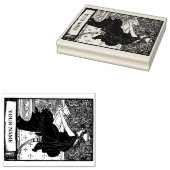 Tampons Encreurs Art Nouveau Ex Libris Girl Writing Modèle (Tamponné)