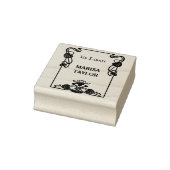 Tampons Encreurs Art nouveau lily frame ex libris (Tampon)