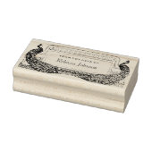 Tampons Encreurs Art Nouveau Peacocks Étiquette ou papeterie (Tampon)