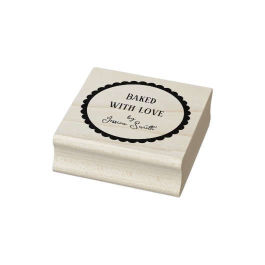 Tampons Encreurs Artisanat de cuisson simple avec amour (Tampon)