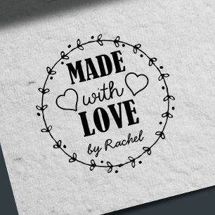 Tampons Encreurs Artisanat Fabriqué Avec Amour Marchandises Faites