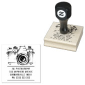 Tampons Encreurs Artiste SLR Caméra de film photographe Timbre en c (Tamponné)