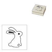 Tampons Encreurs Assis Alerte Lapin Rabin Couleur moi (Tamponné)